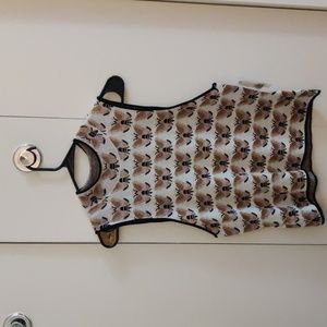 NWT Sarah Gordon for Anthropologie Maria Mock Neck Sweater Tank